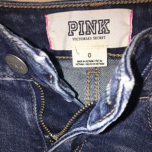 Pink Victoria Secret short shorts